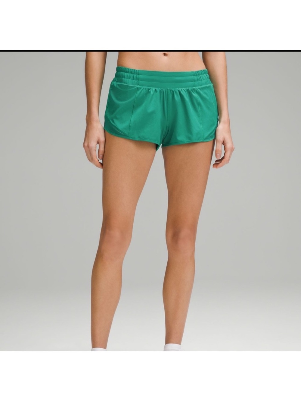 lululemon athletica Emerald Green Athletic Shorts